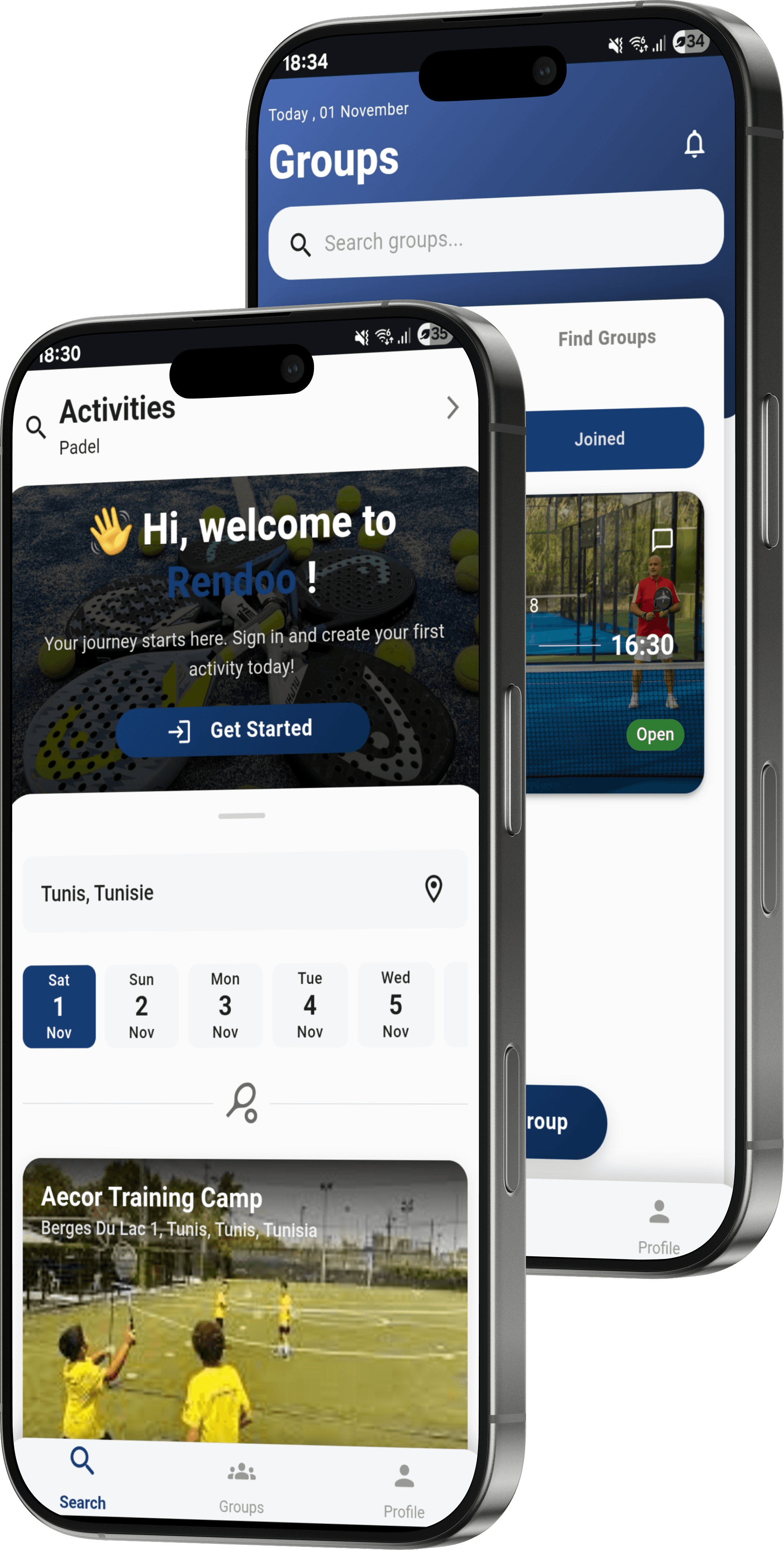 Rendoo mobile app preview